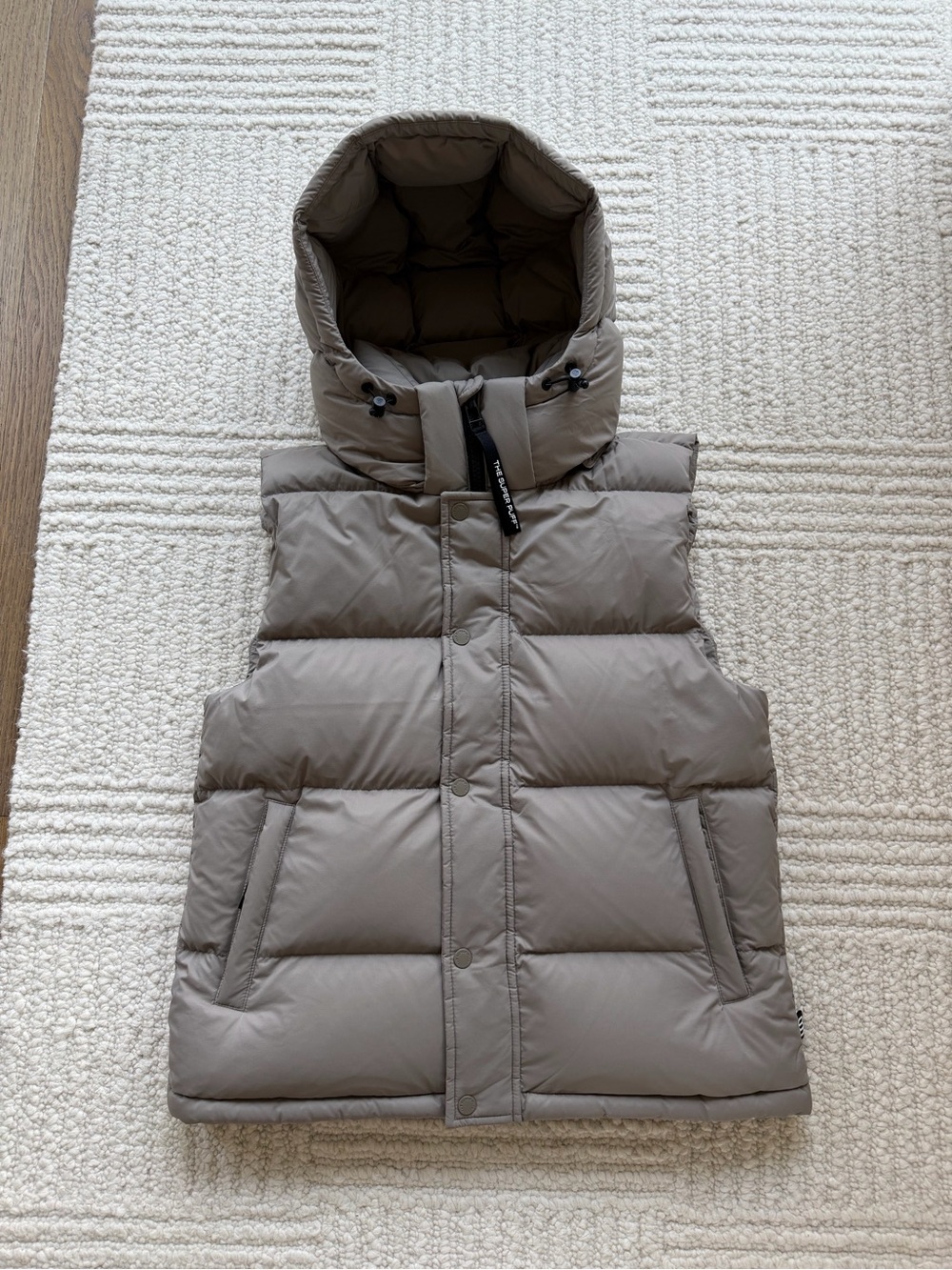 Aritzia Super Puff Vest in Taupe - like new!